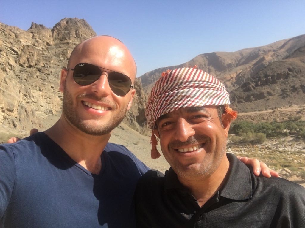 Me and Yaqoob, the man of Oman!