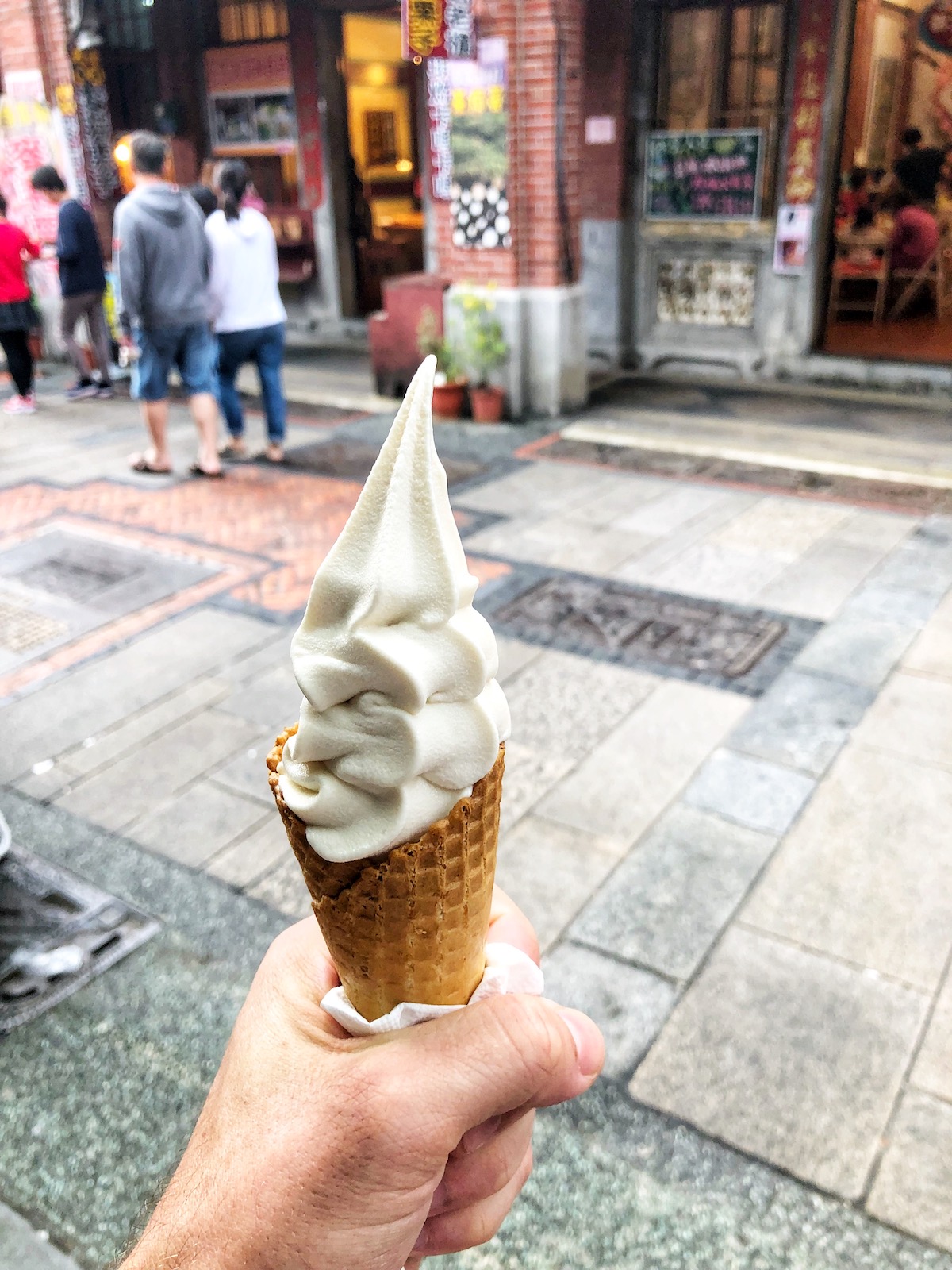 An ice cream cone