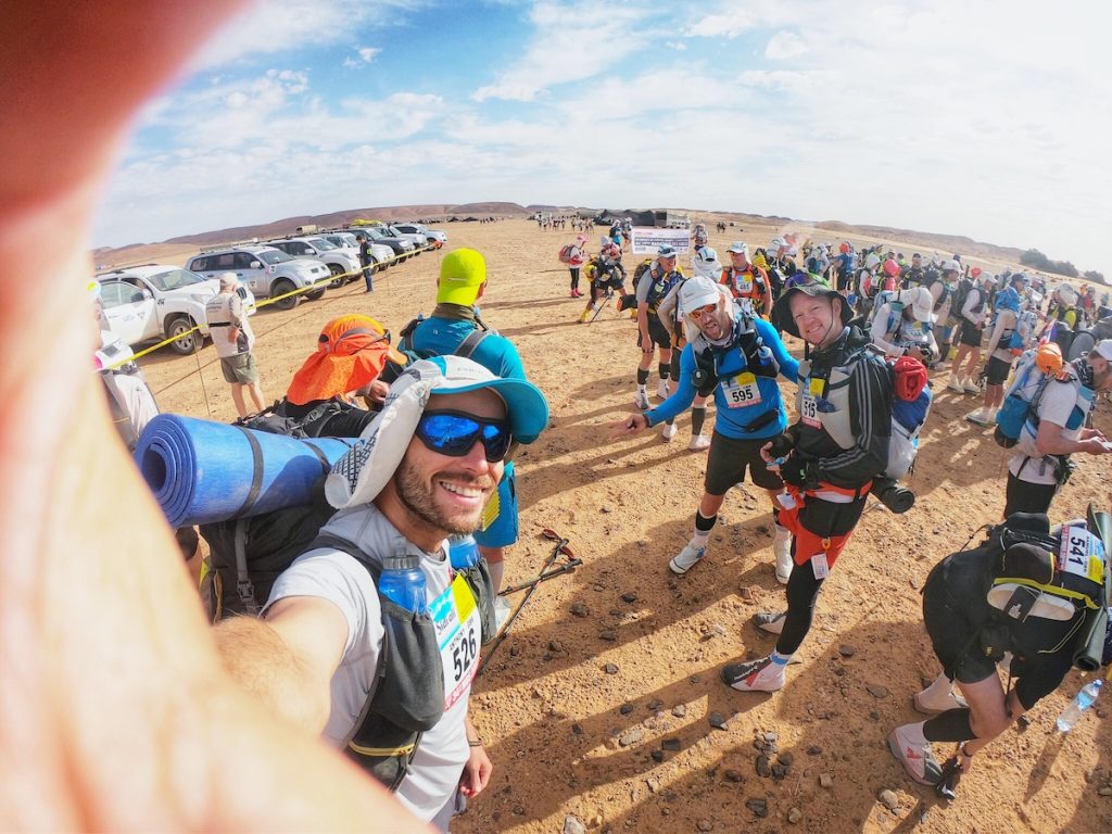 Go pro shot Marathon des Sables