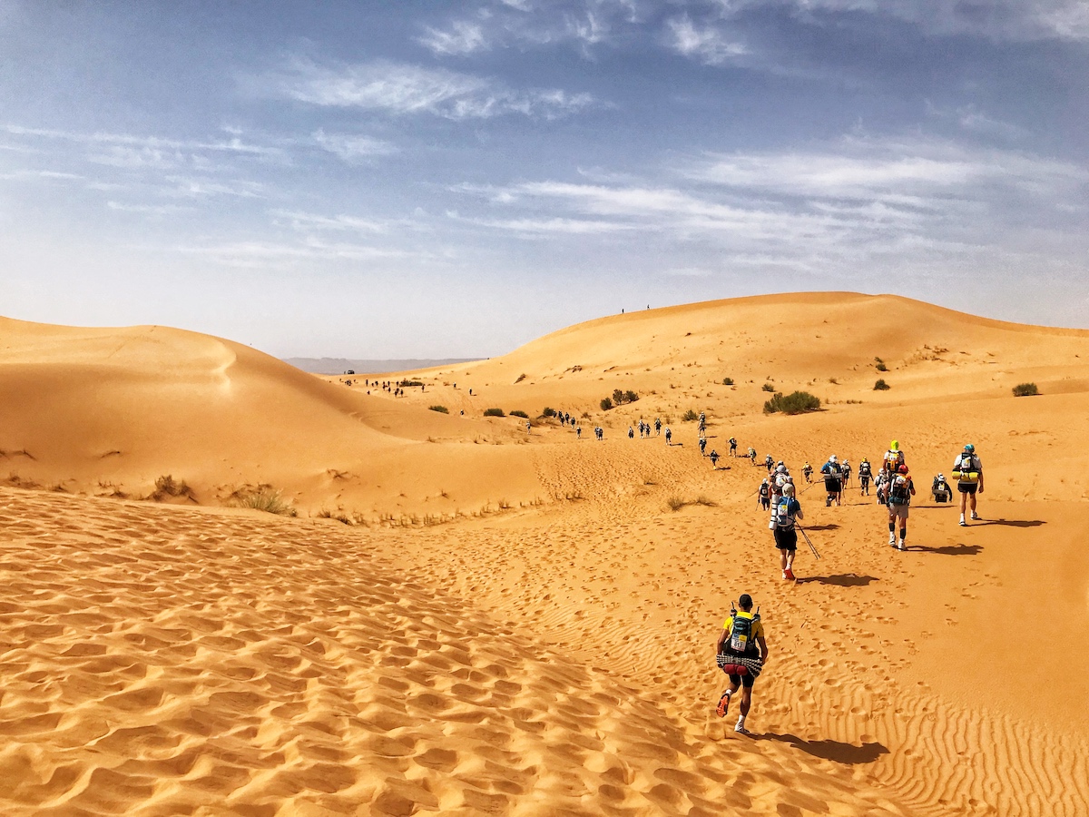 During Marathon des Sables