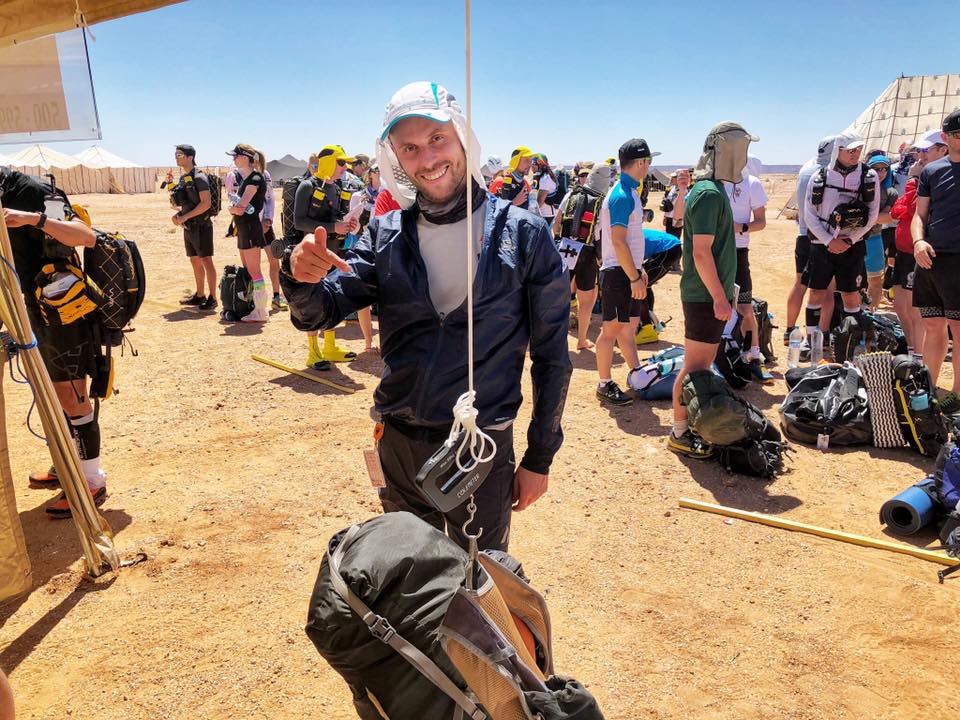 Arriving at Marathon des Sables