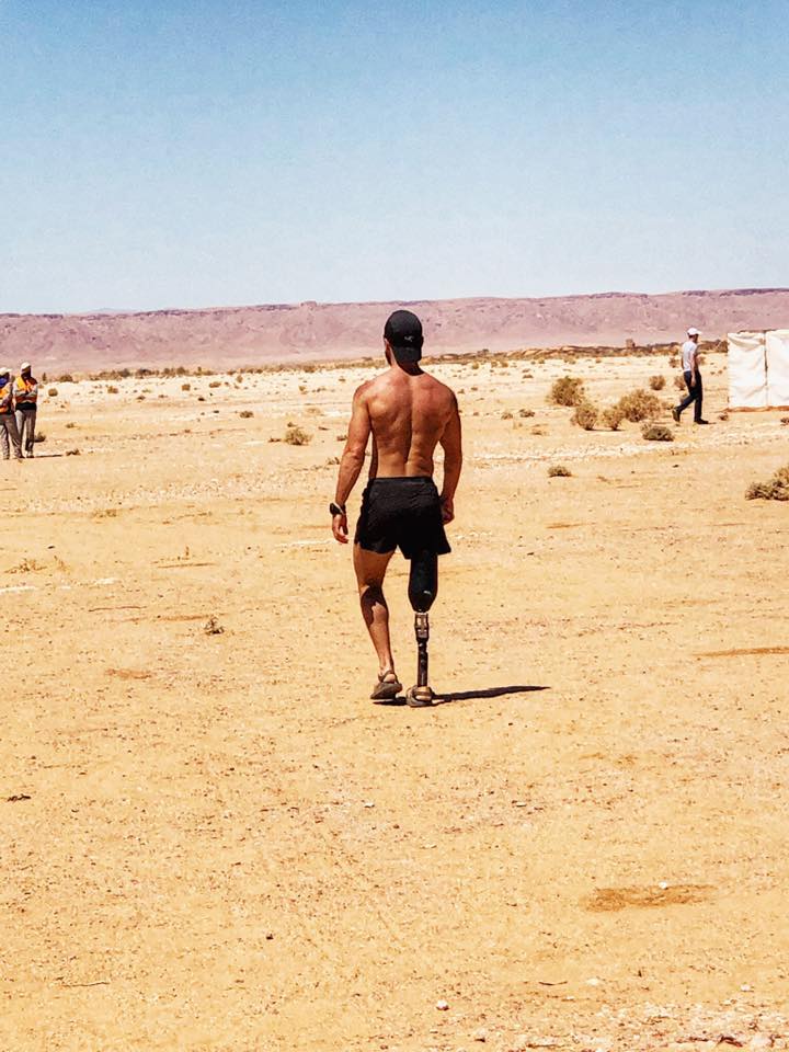 Male amputee, Marathon Des Sables