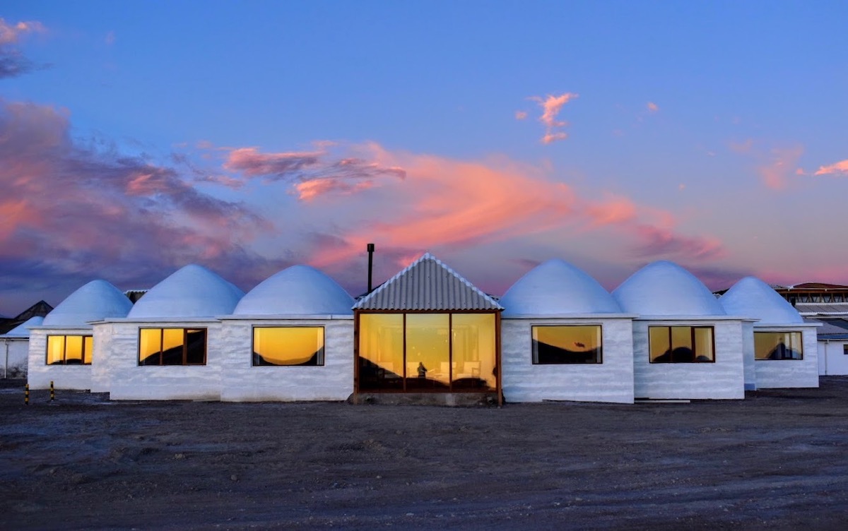 A salt hotel in the middle of the Bolivian desert.