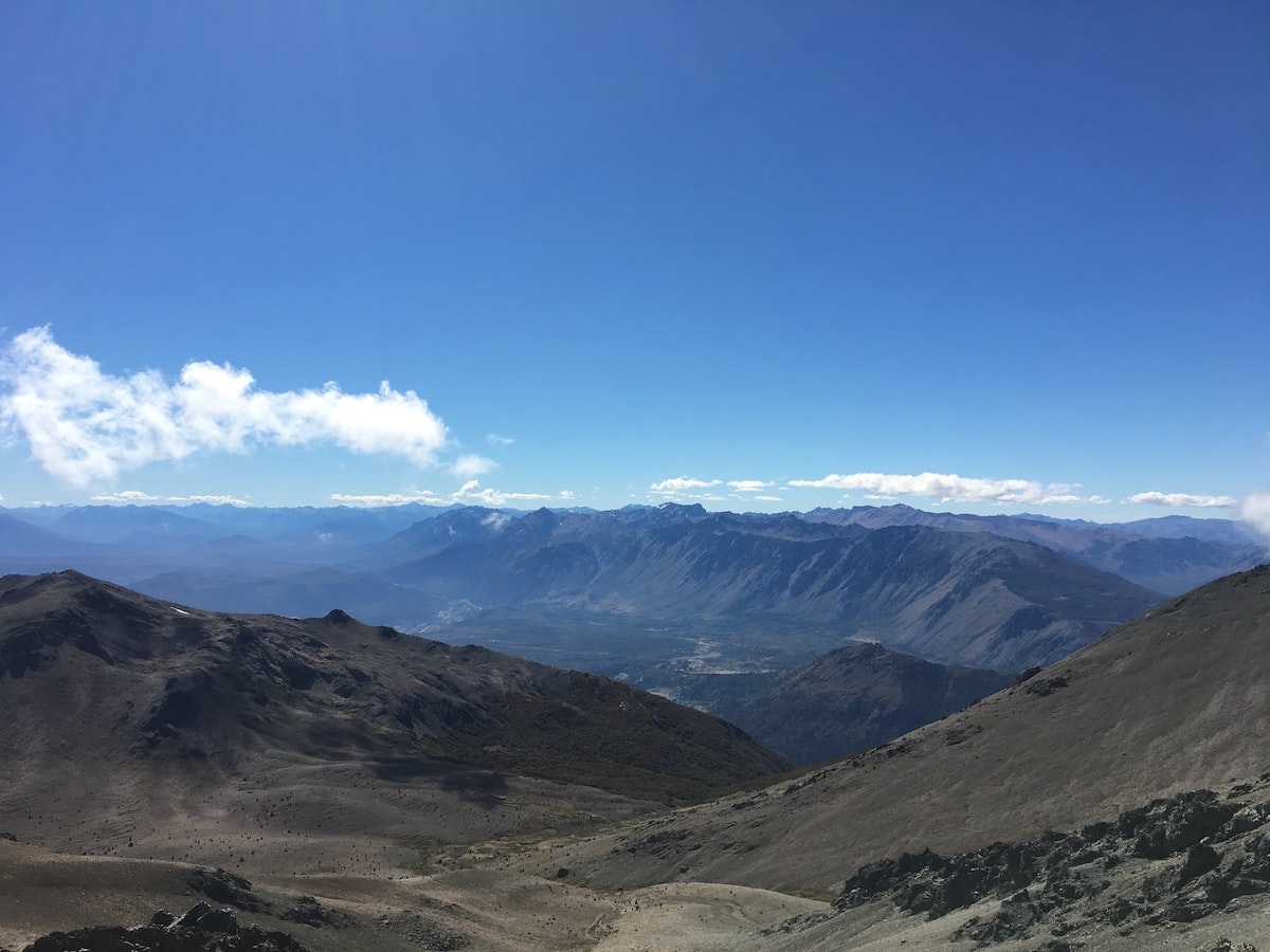 Landscape of El Bolson in Argentinian Patagonia