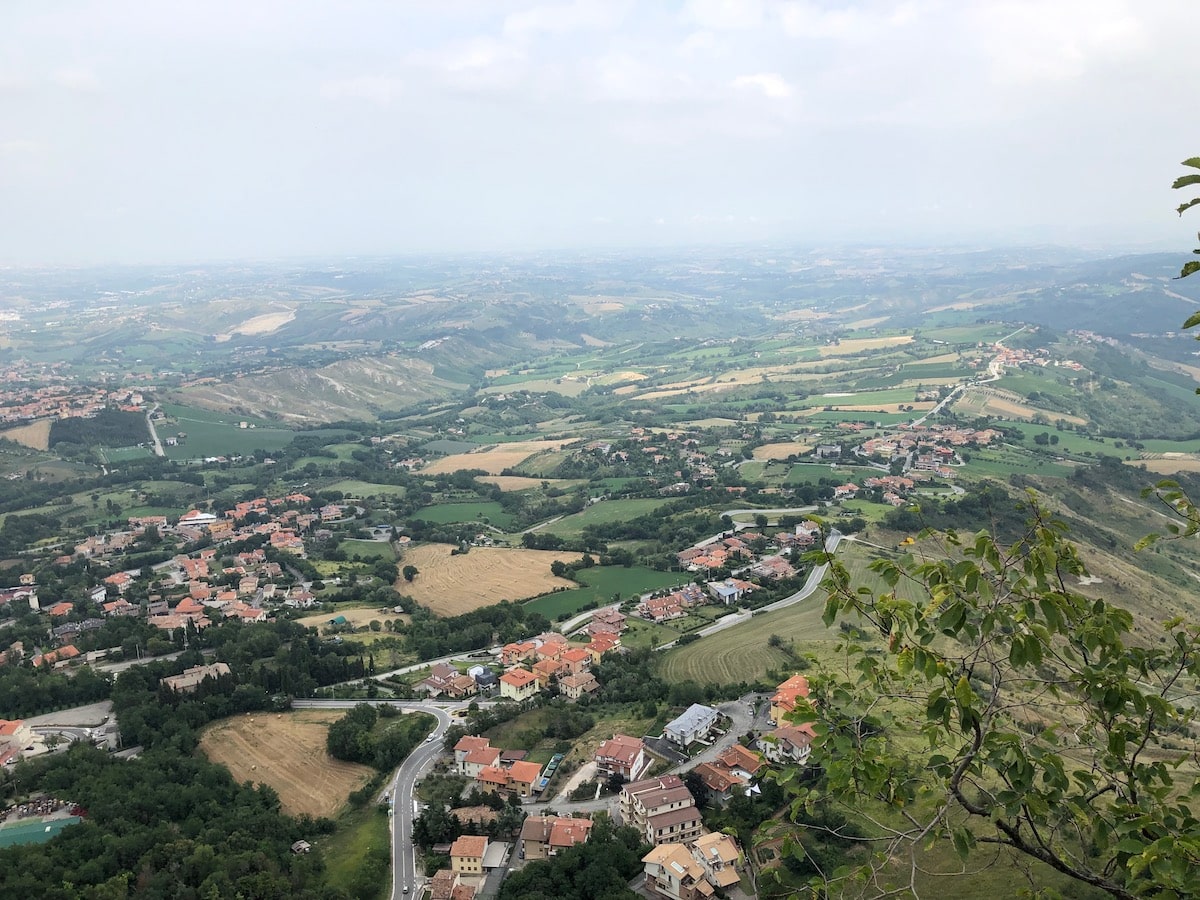 View from San Marino Fortress
