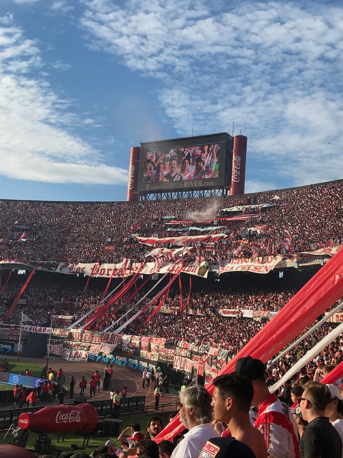 Estadio Monumental large screen