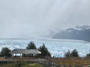 A large glacier Perito Moreno, a true highlight of a 3 weeks Patagonia itinerary.