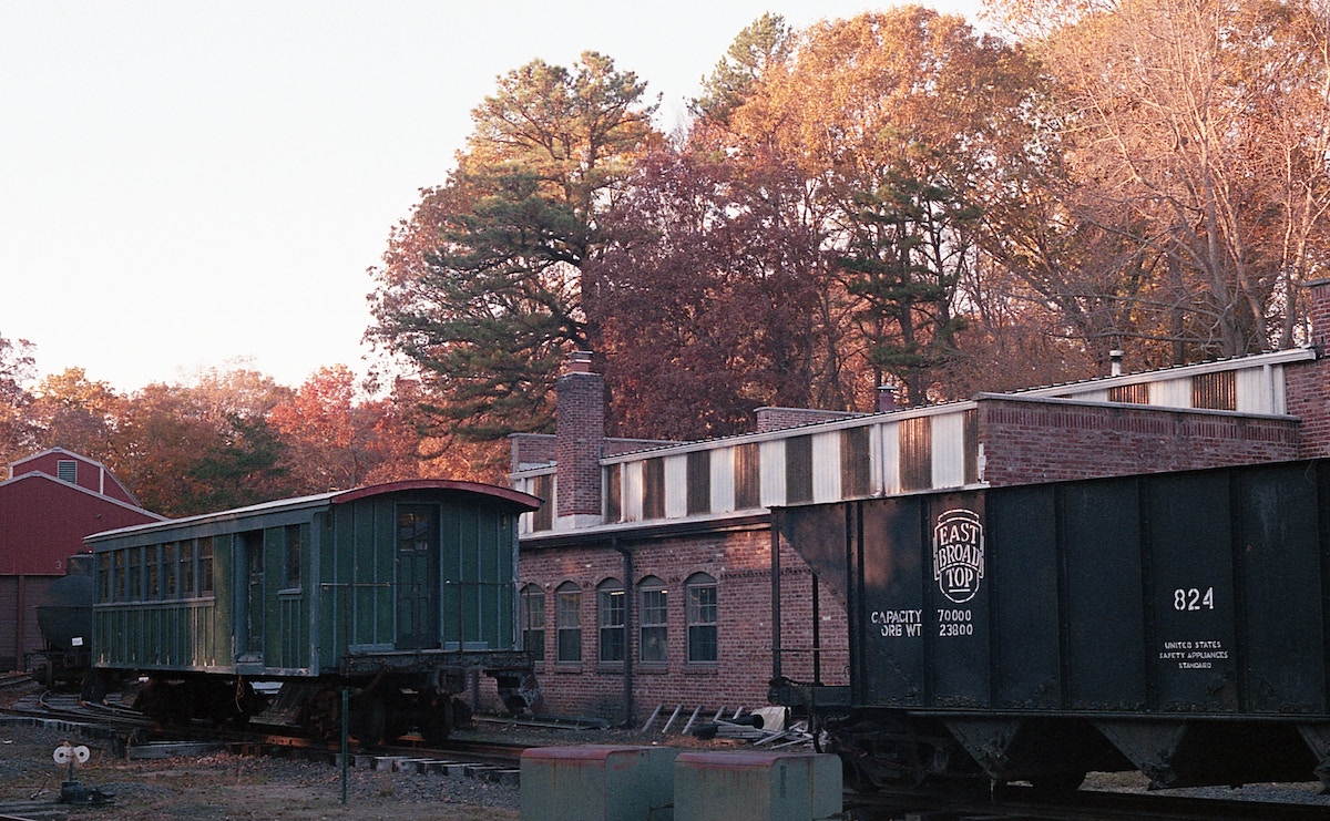 An old parked train 