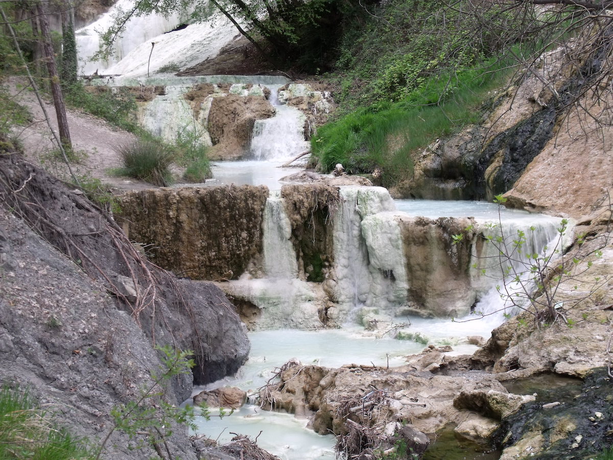 Bagni San Filippo hot springs in Tuscany