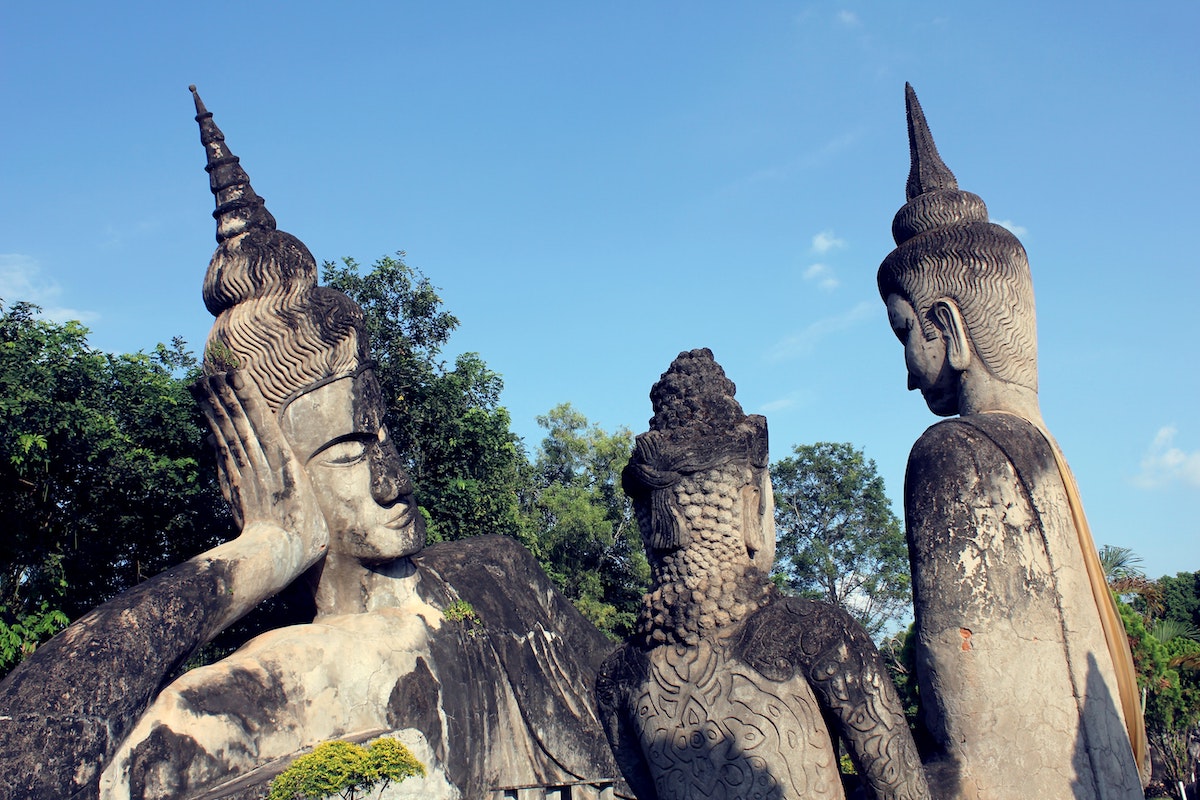 A trip to Buddha Park, aka Xien Huang is one of the best things to do in Vientiane, Laos