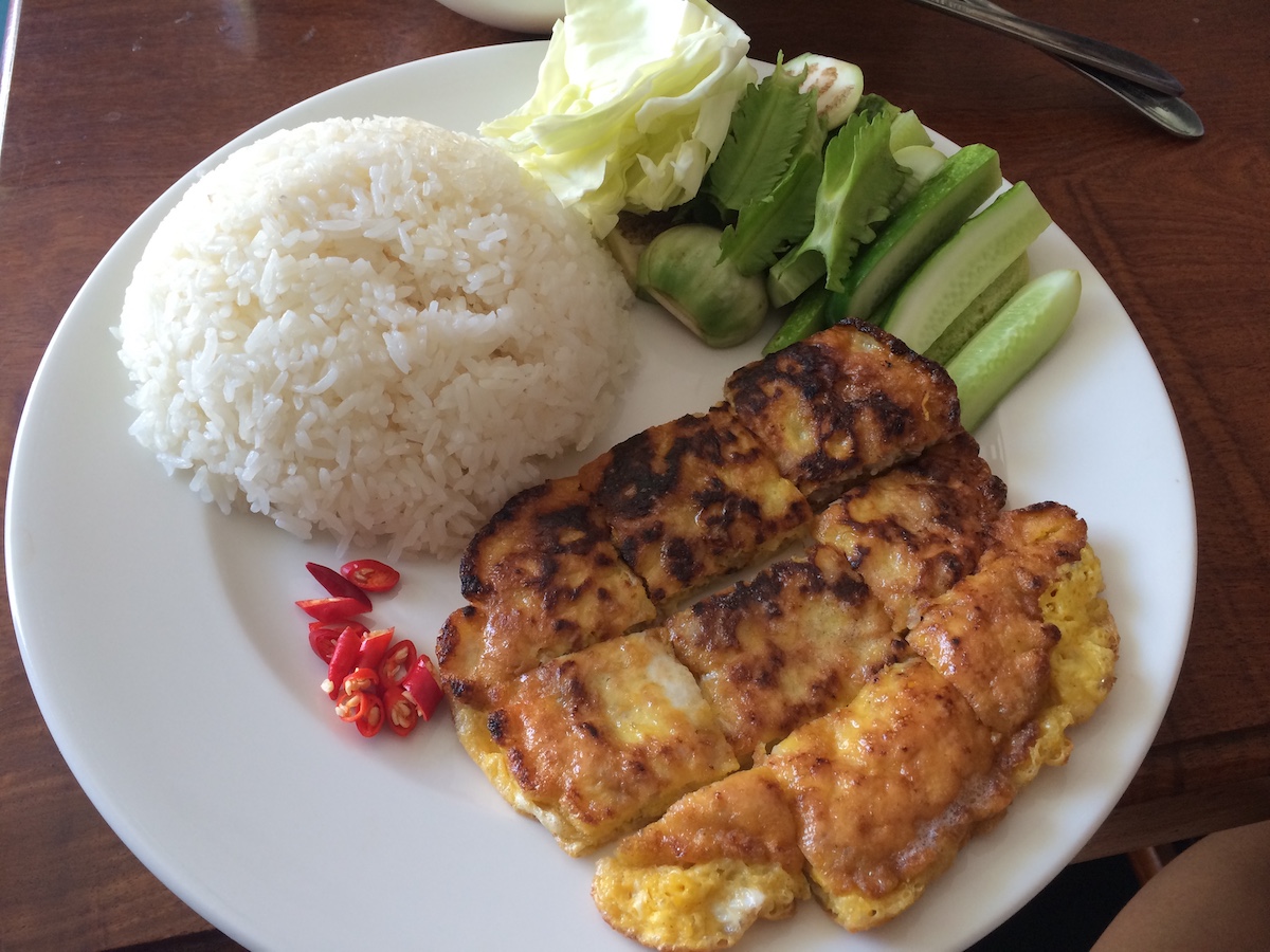 Traditional Cambodian food. 