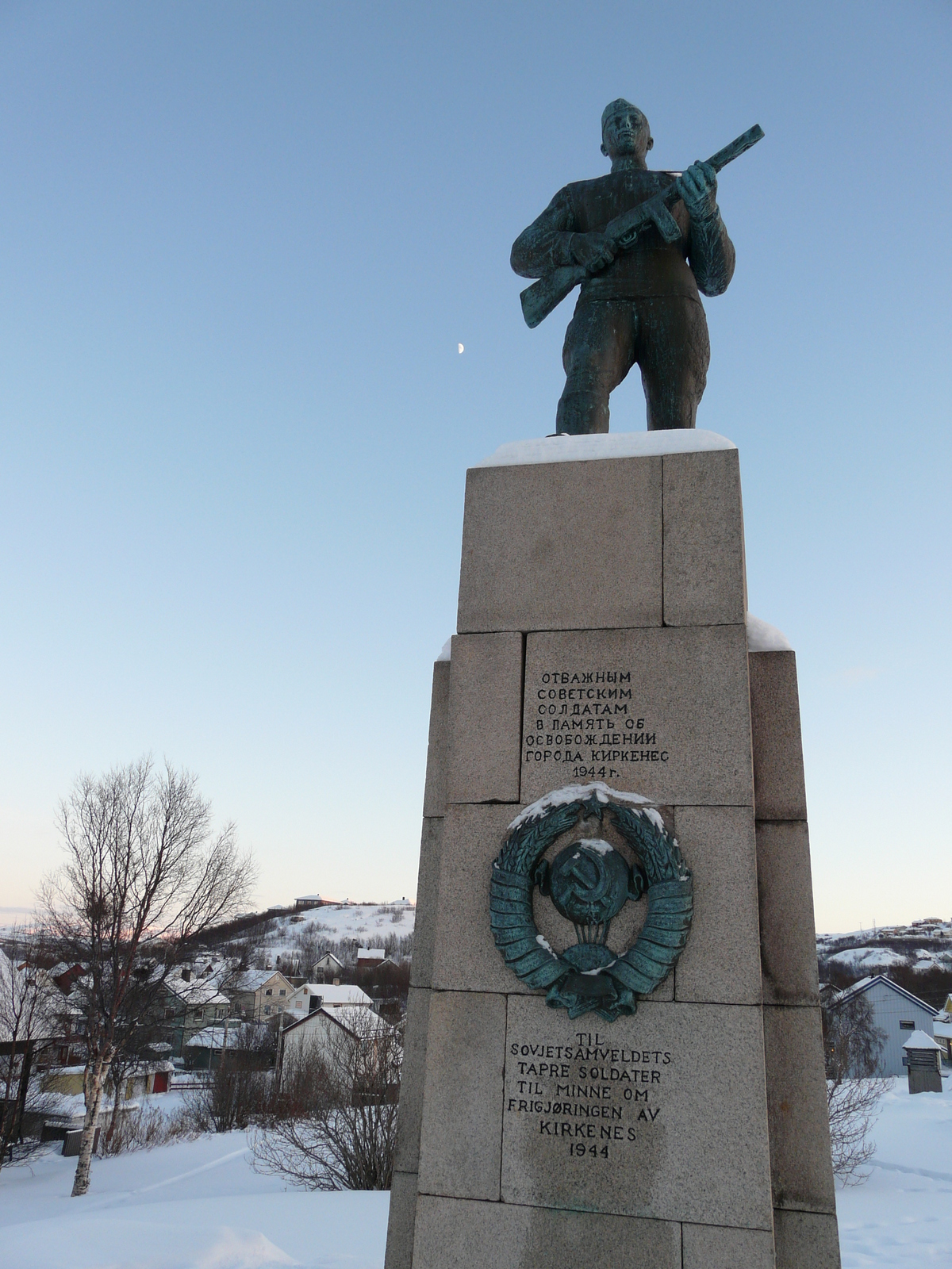 Soviet Liberation Monument in Kirkenes