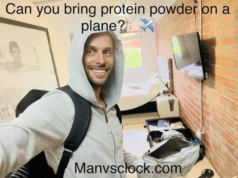 Can You Bring Protein Powder on a Plane?