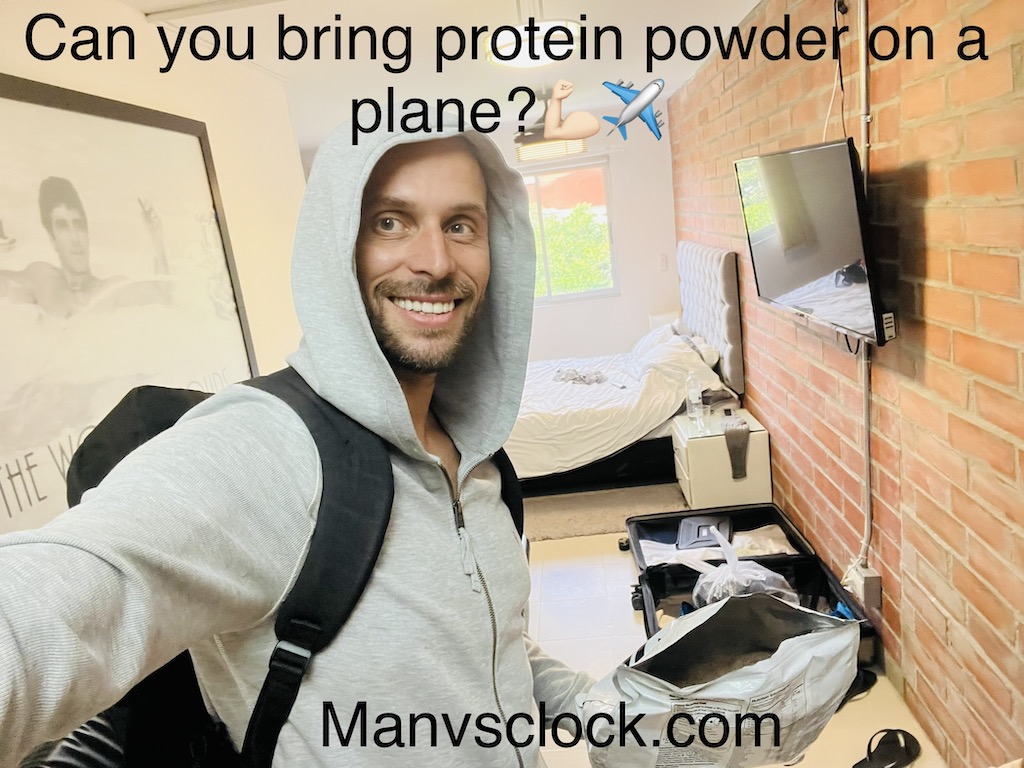 Can you bring protein powder on a plane