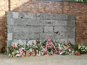 death wall Auschwitz