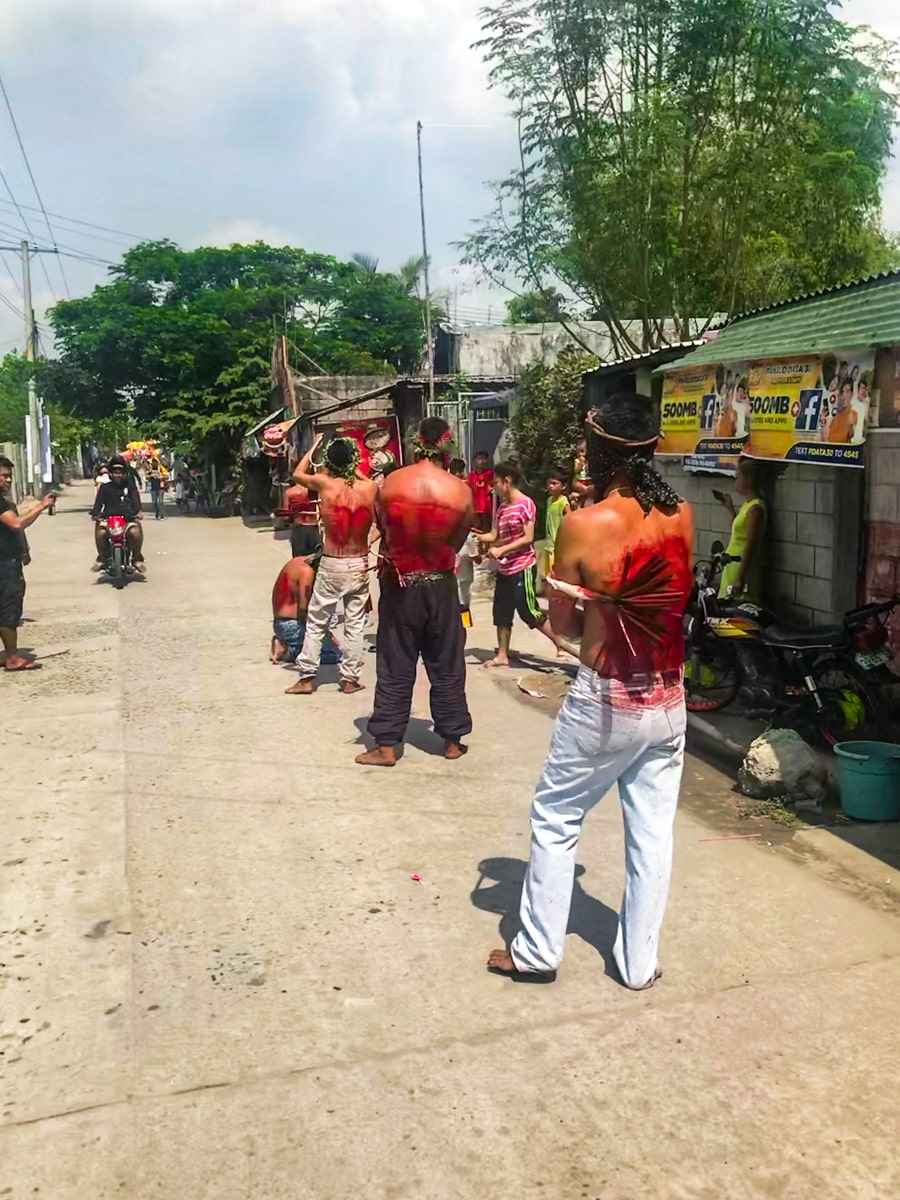 Self-Flagellation in The Streets of Pampanga