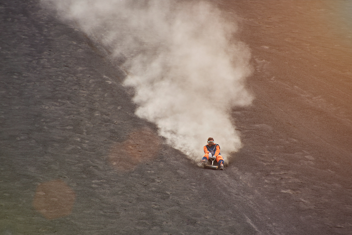 volcano boarding in nicaragua leon